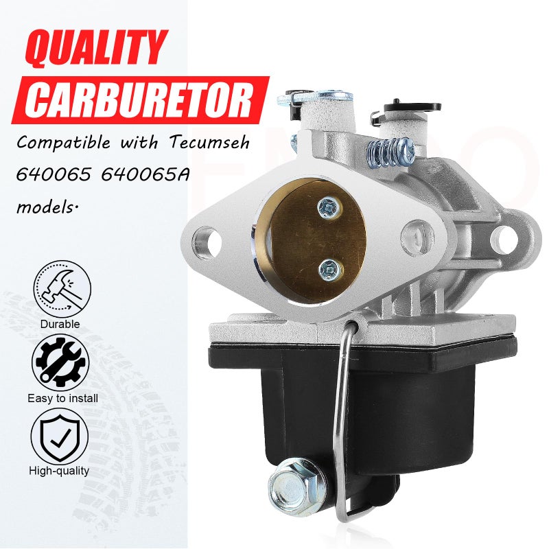 YOFMOO 640065 Carburetor for Tecumseh OHV110 OHV115 OHV120 OHV125 OHV130 OV358EA OVH135 640065A 13HP 13.5HP 14HP 15HP Engine Lawn Mower Carb 520952 056316 13153 - Image 4